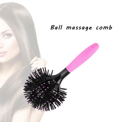 3D Round Ball Hair Brush for Volumizing Styling by HitMyNeed