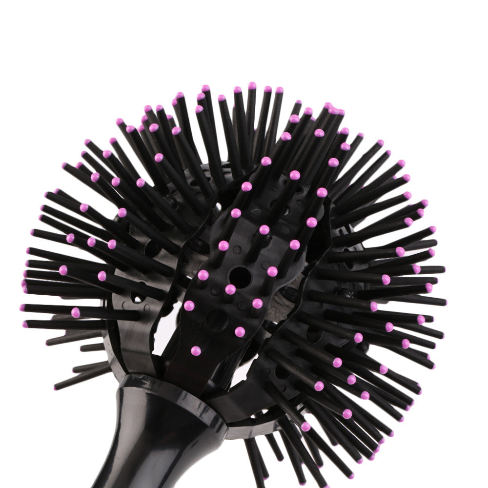 3D Round Ball Hair Brush for Volumizing Styling by HitMyNeed