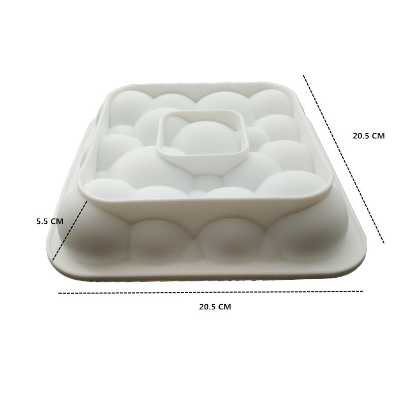 3D Silicone Baking Mold Set - Heart, Grid & Cloud by HitMyNeed