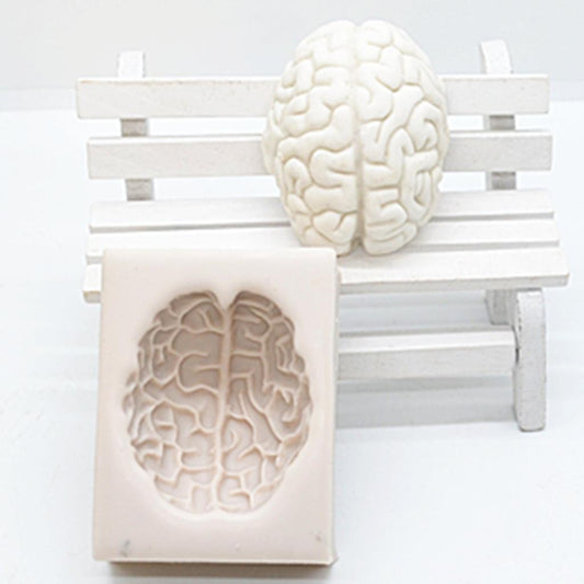 3D Silicone Brain Chocolate Mold for Baking & Crafts by HitMyNeed