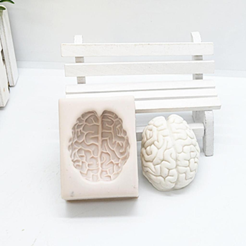 3D Silicone Brain Chocolate Mold for Baking & Crafts by HitMyNeed
