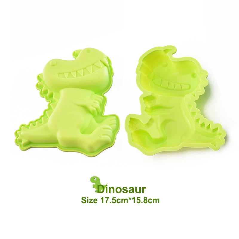 3D Silicone Dinosaur Cake Mold for Baking by HitMyNeed