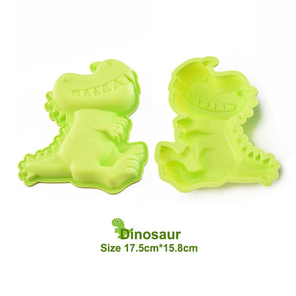 3D Silicone Dinosaur Cake Mold for Baking by HitMyNeed
