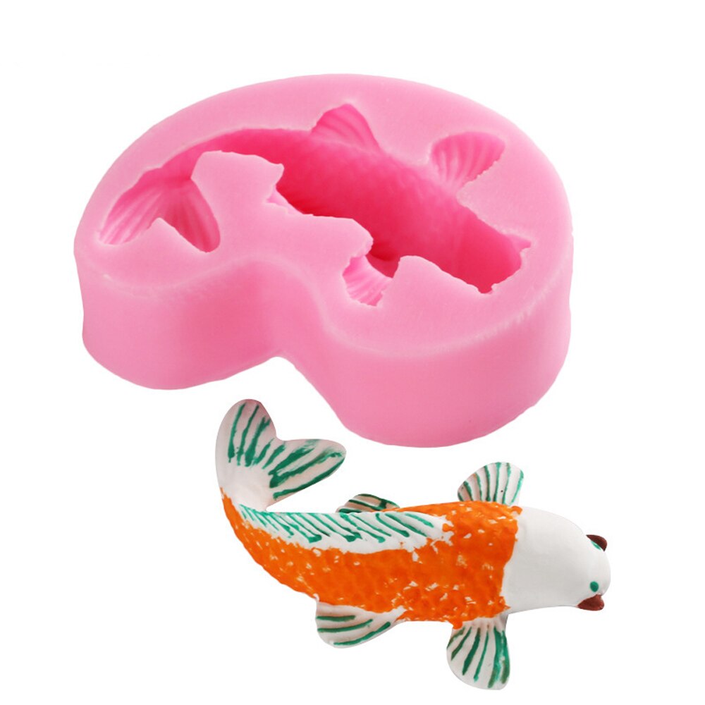 3D Silicone Koi Fish Mold for Crafts and Baking by HitMyNeed