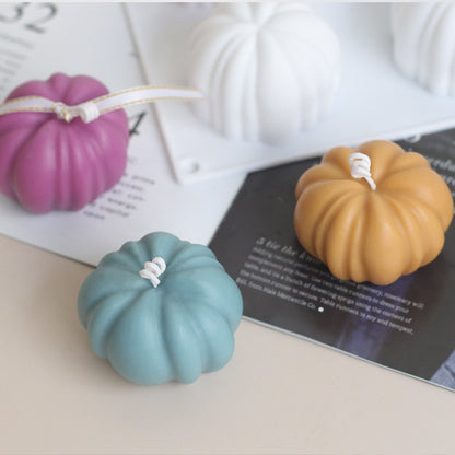 3D Silicone Pumpkin Candle Mold for DIY Crafts by HitMyNeed