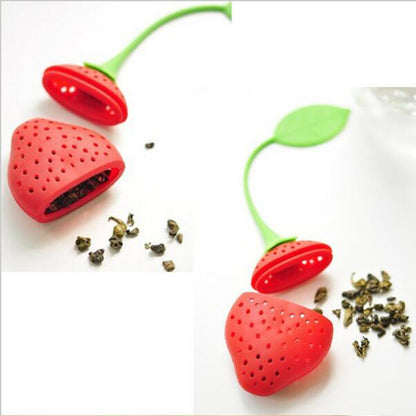 3D Strawberry Silicone Tea Infuser for Loose Leaf Tea by HitMyNeed