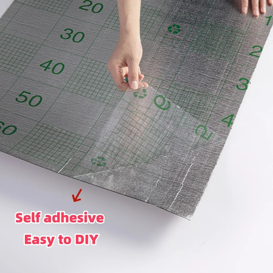 3D Sxp Foam Self-Adhesive Wall Panel Roll 40x300cm by HitMyNeed
