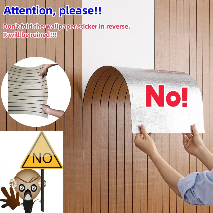 3D Sxp Foam Self-Adhesive Wall Panel Roll 40x300cm by HitMyNeed