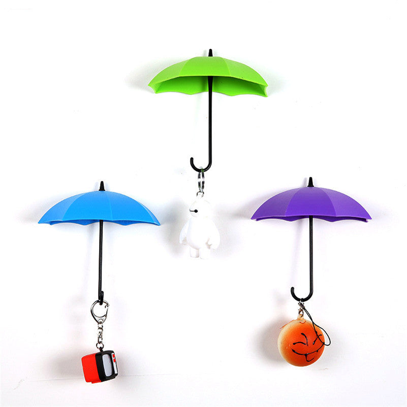 3D Umbrella Wall Key Holder Set of 3 by HitMyNeed