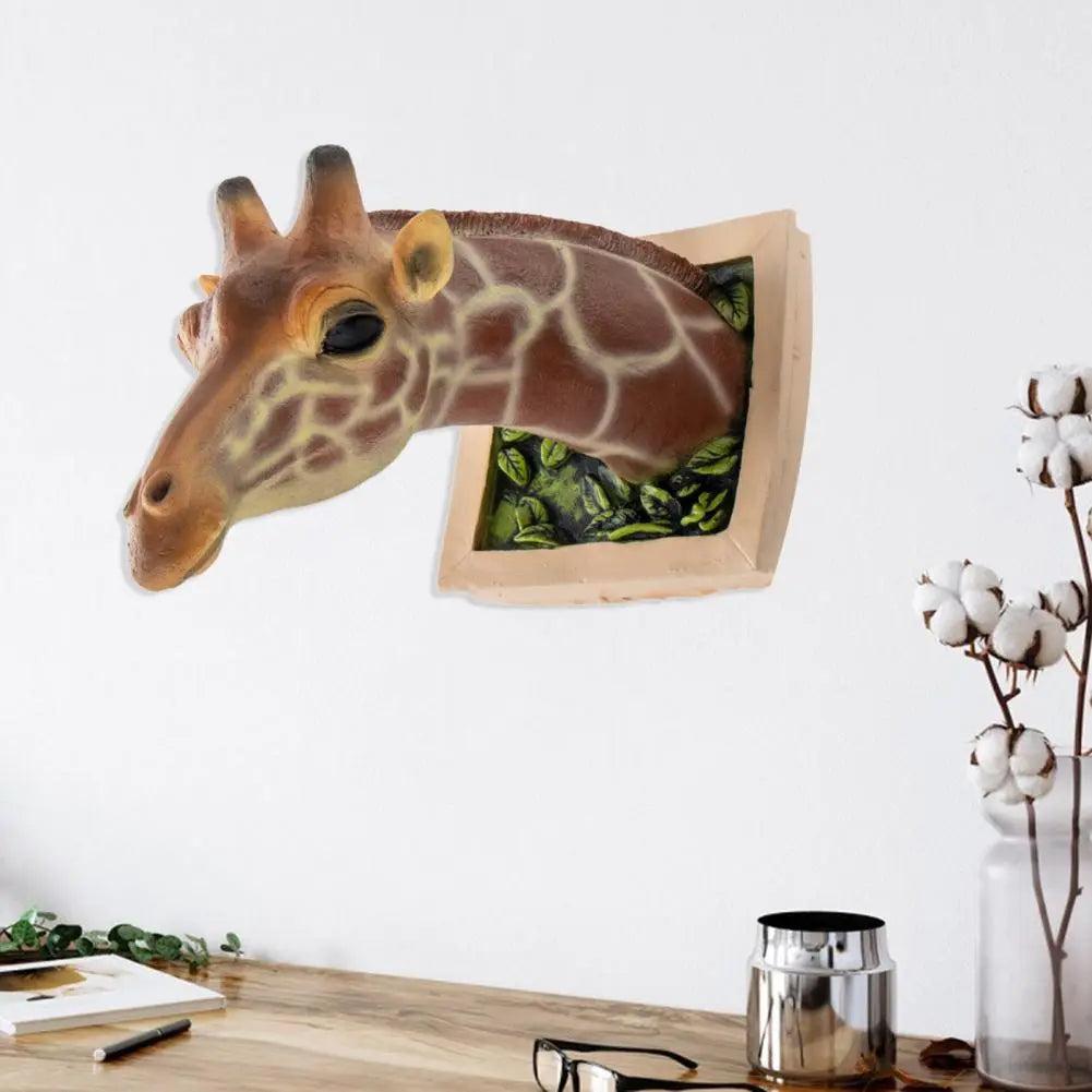 3D Wall Mounted Giraffe Head Sculpture by HitMyNeed