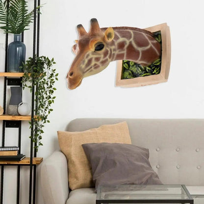 3D Wall Mounted Giraffe Head Sculpture by HitMyNeed