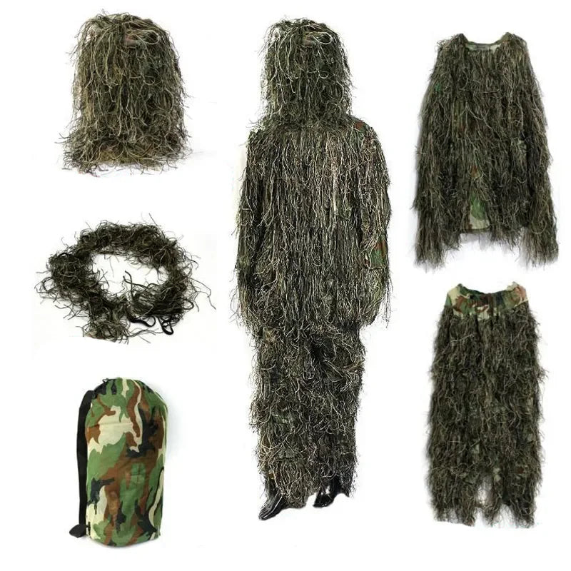 3D Withered Grass Ghillie Hunting Suit Set by HitMyNeed