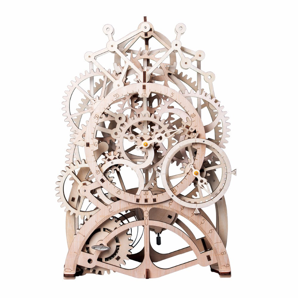 3D Wooden Clockwork Pendulum Puzzle Model Kit by HitMyNeed