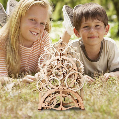 3D Wooden Clockwork Pendulum Puzzle Model Kit by HitMyNeed