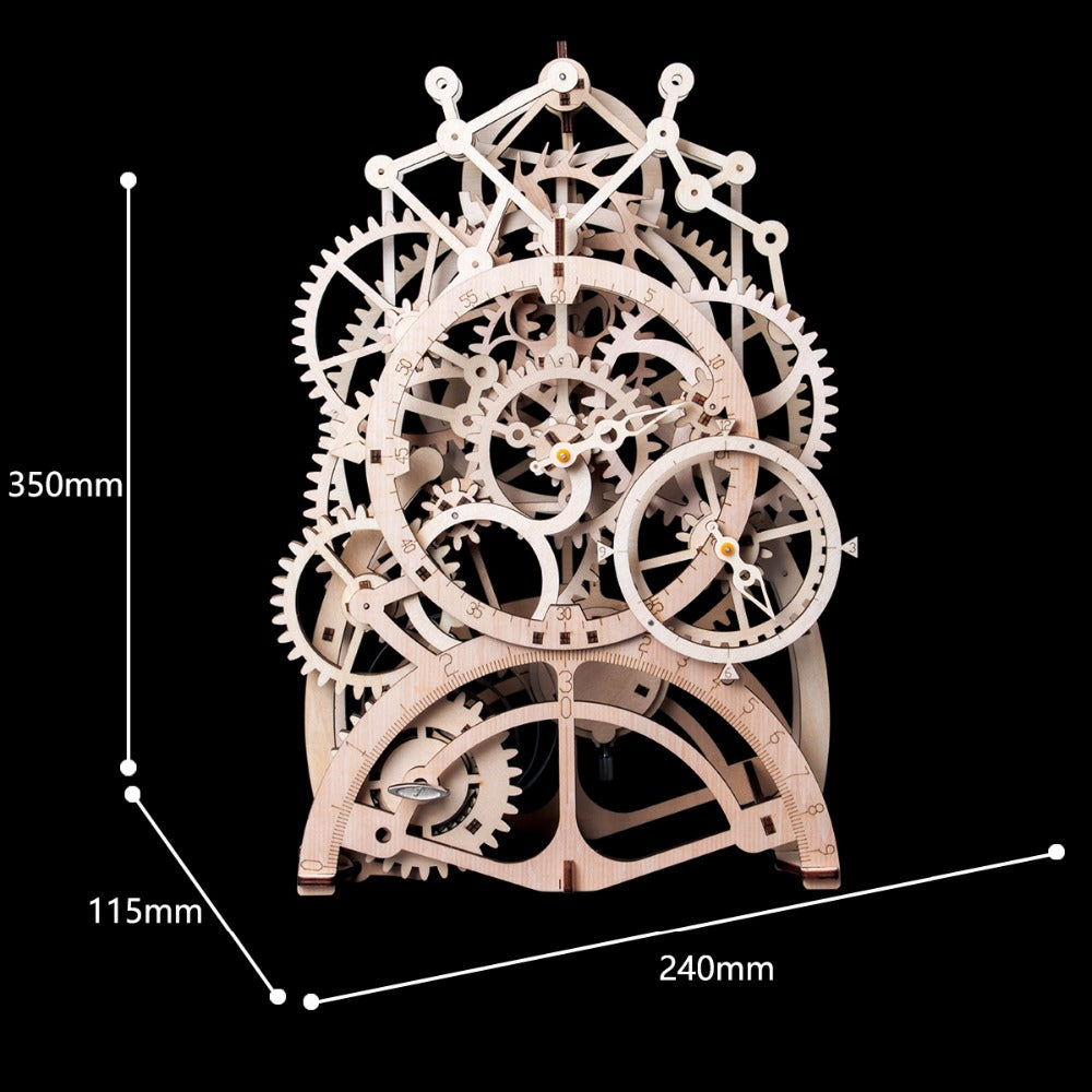 3D Wooden Clockwork Pendulum Puzzle Model Kit by HitMyNeed