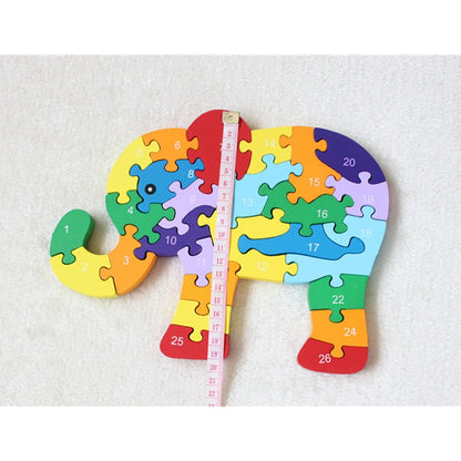 3D Wooden Elephant Jigsaw Puzzle for Kids by HitMyNeed