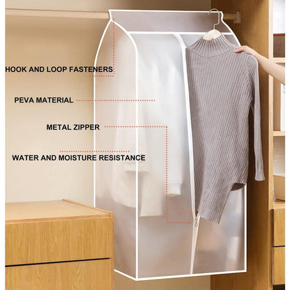 3D Zipper Garment Dust Cover Waterproof Wardrobe Bag by HitMyNeed