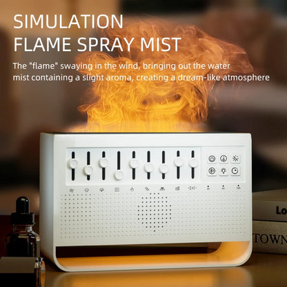 3in1 Flame Aromatherapy Diffuser with Humidifier & Audio by HitMyNeed