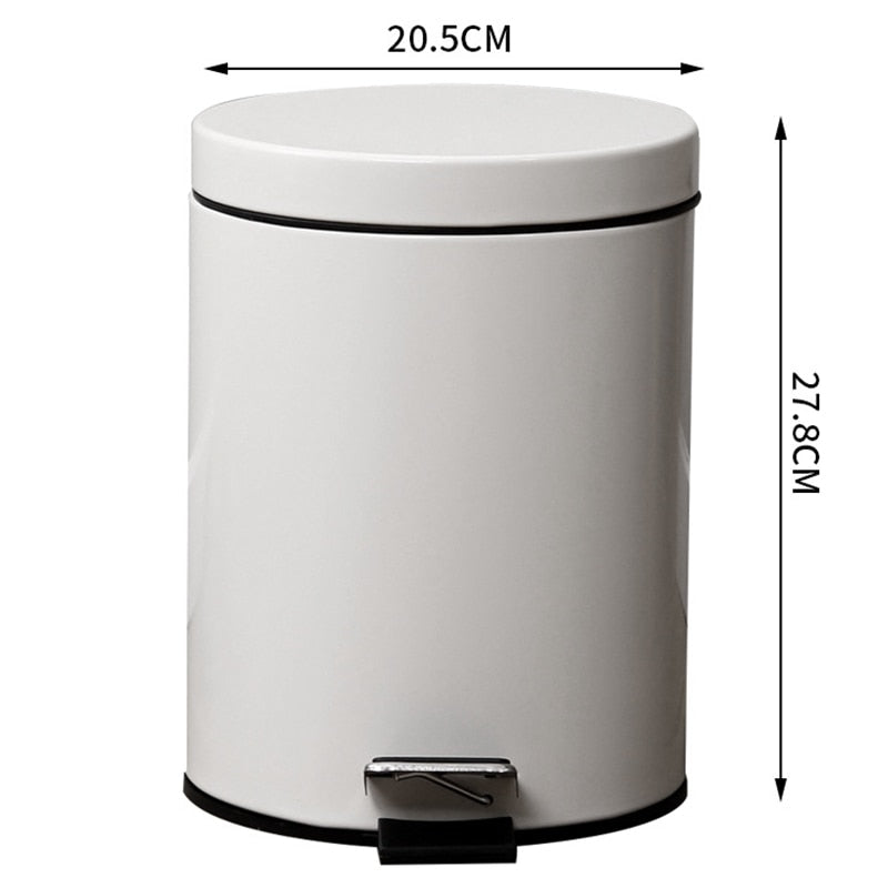 3L Stainless Steel Pedal Bin with Inner Bucket by HitMyNeed