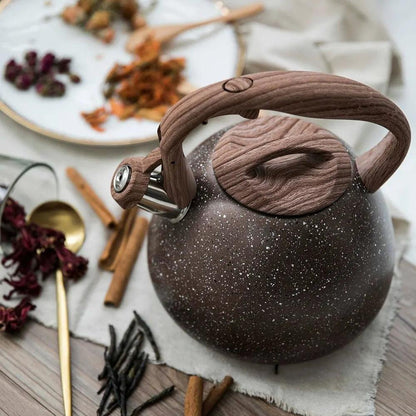 3L Stainless Steel Whistling Tea Kettle for All Hobs by HitMyNeed