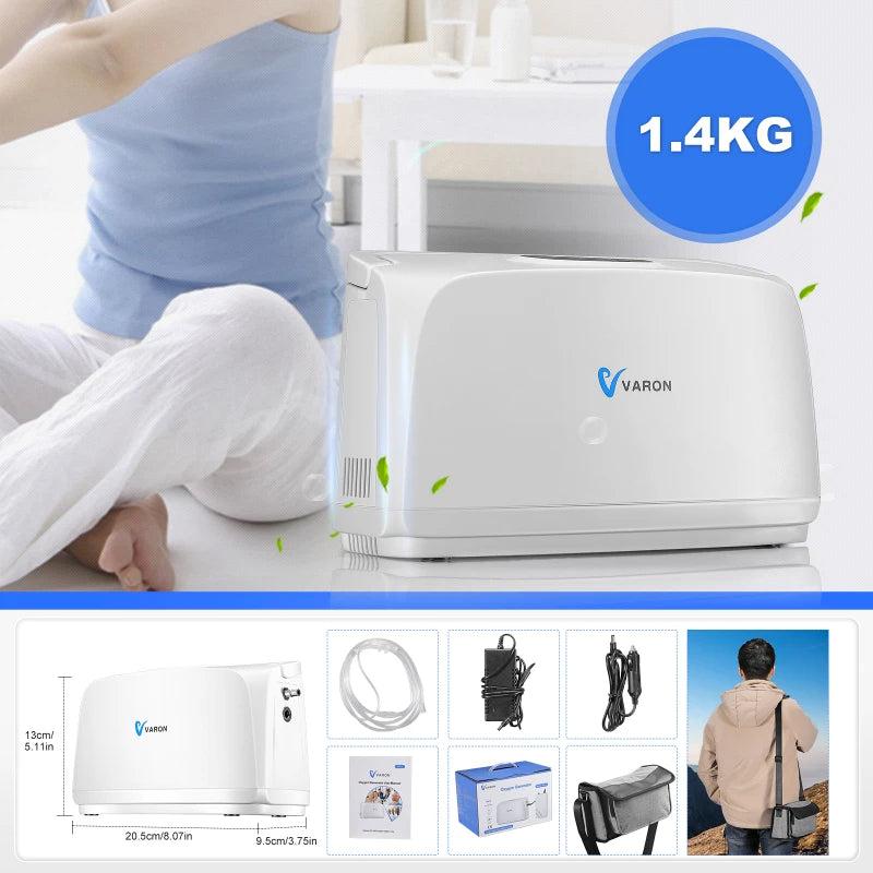 3L/min Portable Oxygen Concentrator with Battery by HitMyNeed