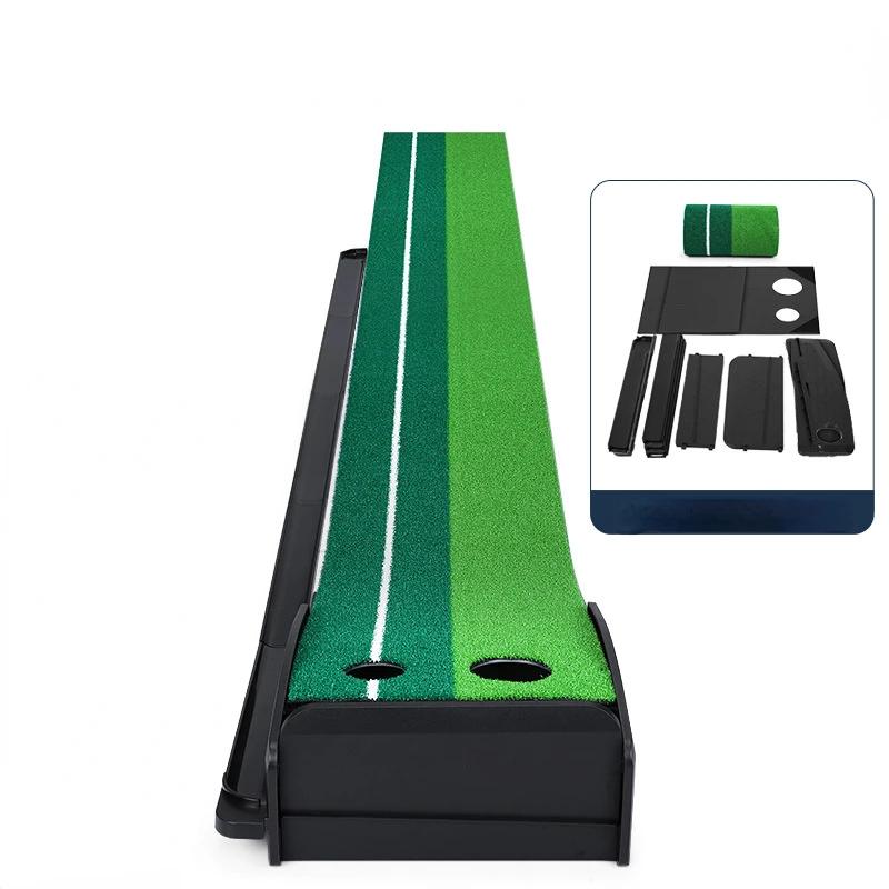3M Golf Removable Putting Mat with Auto Ball Return by HitMyNeed