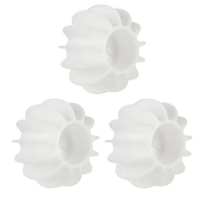 3pcs Reusable Silicone Laundry Hair Remover Balls 3pcs-white by HitMyNeed
