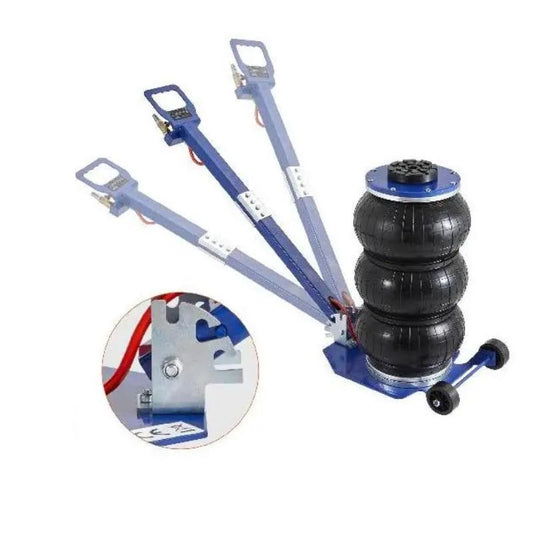 3T / 5T Triple Bag Pneumatic Air Jack with Wheels 5T Adjustable by HitMyNeed