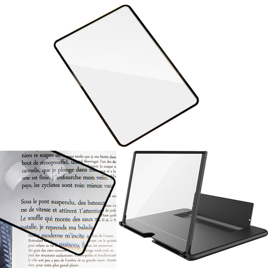 3X Full Page Magnifier Sheet for Reading by HitMyNeed