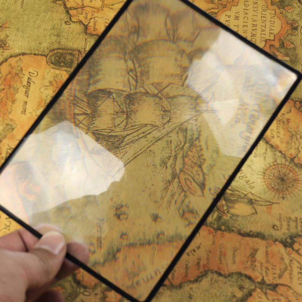 3X Full Page Magnifier Sheet for Reading by HitMyNeed