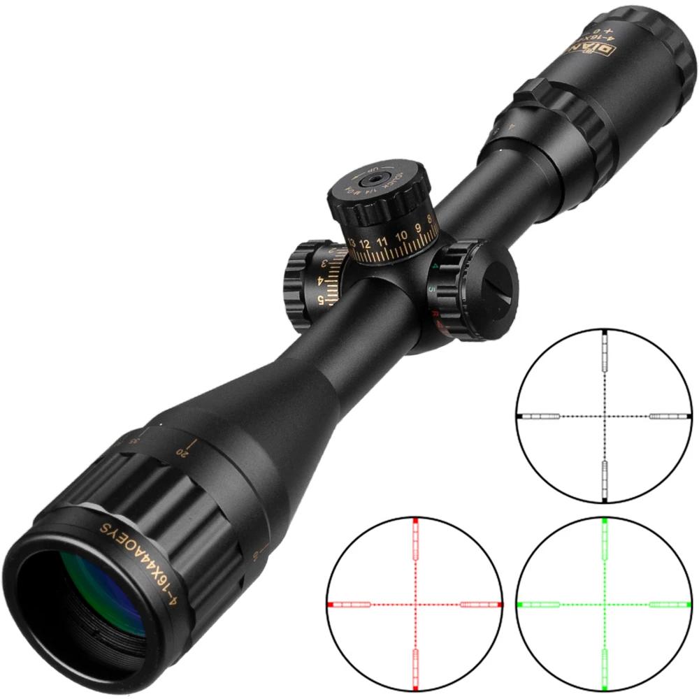 4-16x44 Tactical Riflescope Red Green Illuminated 11mm-mount by HitMyNeed