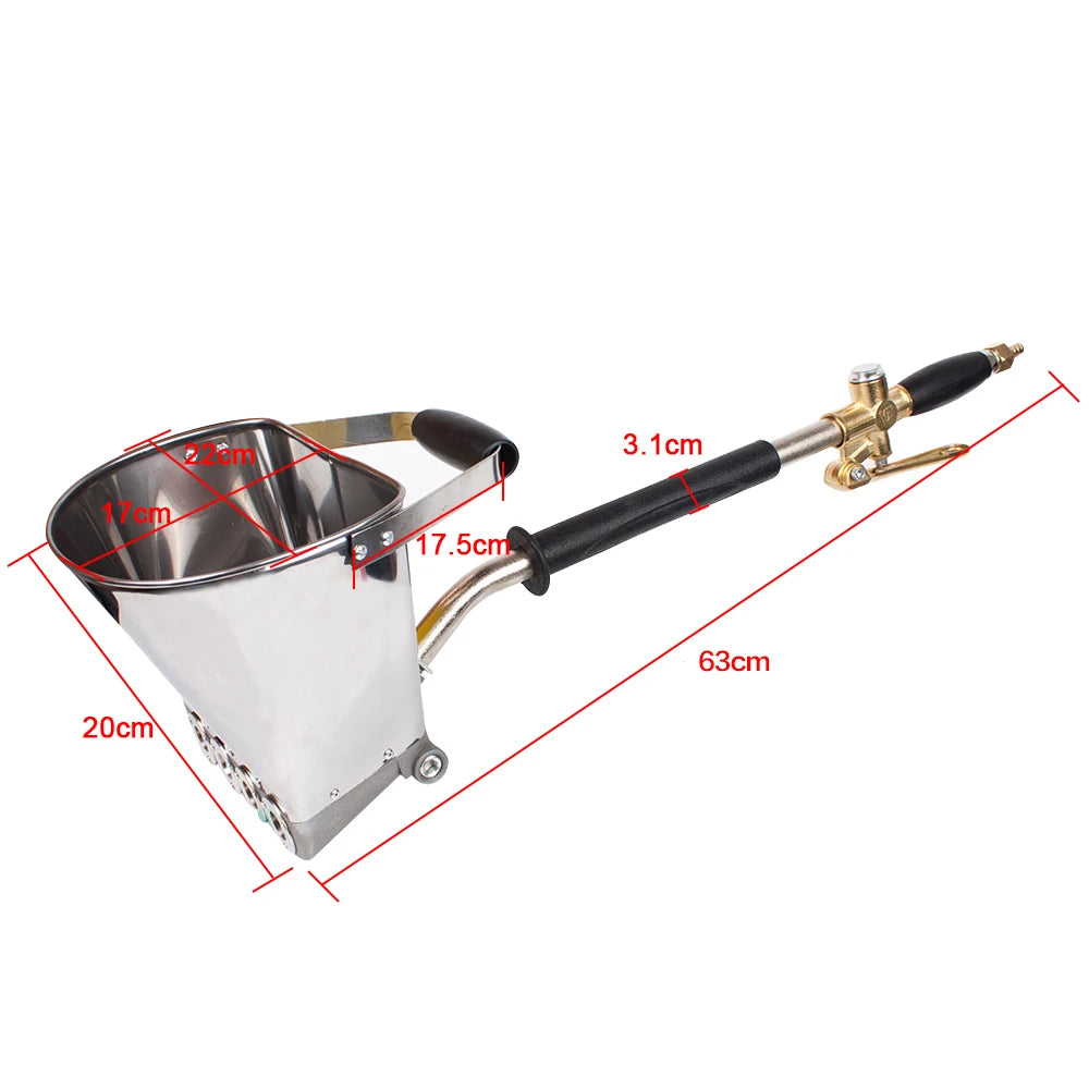 4-5L Mortar Cement Spray Gun with Hopper Bucket by HitMyNeed
