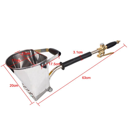 4-5L Mortar Cement Spray Gun with Hopper Bucket by HitMyNeed