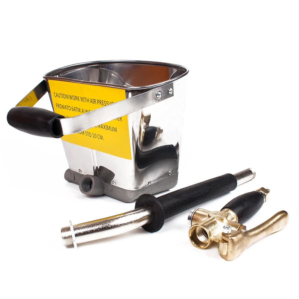 4-5L Mortar Cement Spray Gun with Hopper Bucket by HitMyNeed