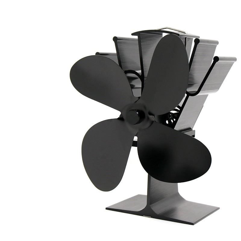 4-Blade Heat Powered Fireplace Fan by HitMyNeed