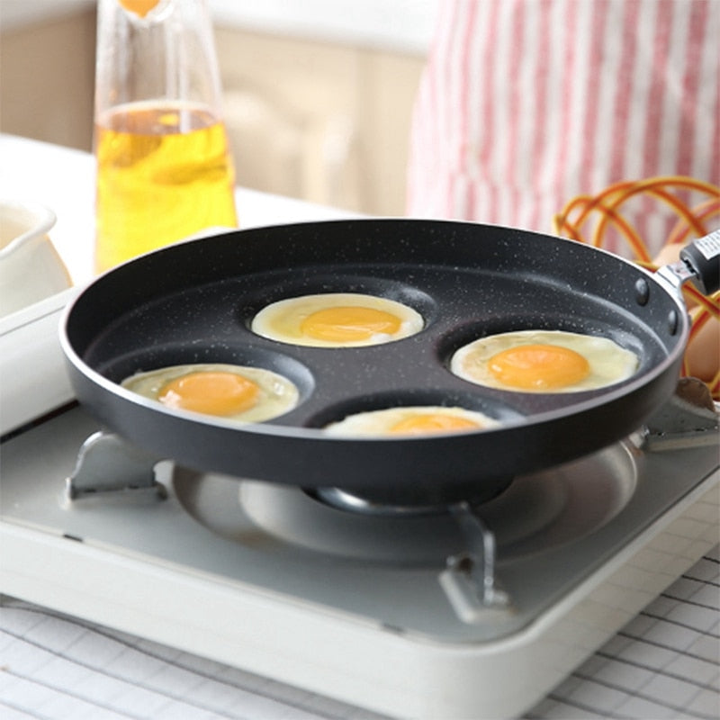 4-Cavity Non-Stick Egg & Pancake Frying Pan by HitMyNeed
