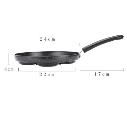 4-Cavity Non-Stick Egg & Pancake Frying Pan by HitMyNeed