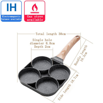 4-Cup Non-Stick Pancake & Omelet Skillet Pan by HitMyNeed