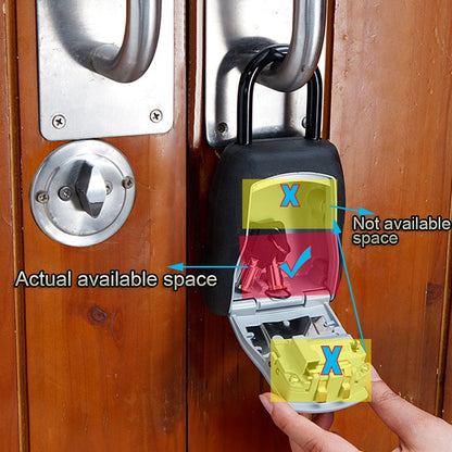 4-Digit Combination Padlock Security Shackle by HitMyNeed