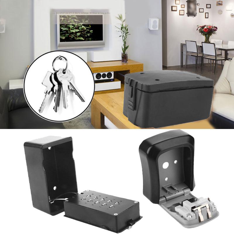4-Digit Wall Mount Key Lock Box with Combination Code by HitMyNeed