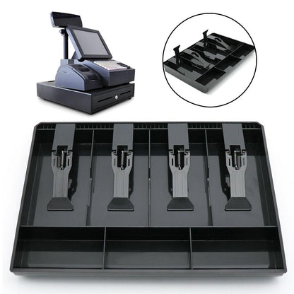 4 Grid Cashier Tray with Bill Clip by HitMyNeed