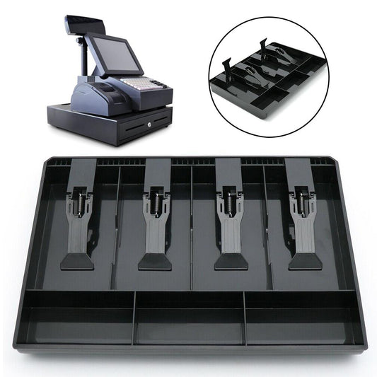 4 Grid Cashier Tray with Bill Clip by HitMyNeed