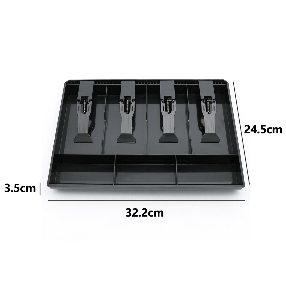 4 Grid Cashier Tray with Bill Clip by HitMyNeed