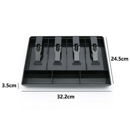 4 Grid Cashier Tray with Bill Clip by HitMyNeed