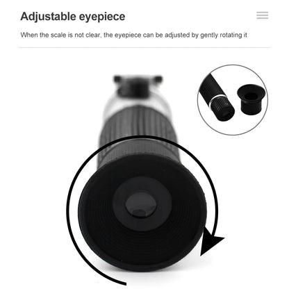 4-in-1 Automotive Antifreeze & Battery Fluid Refractometer by HitMyNeed