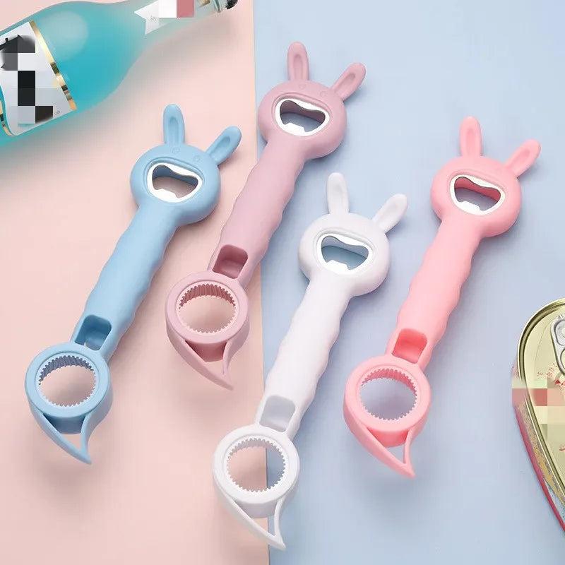 4-in-1 Bottle, Jar & Can Opener with Corkscrew by HitMyNeed