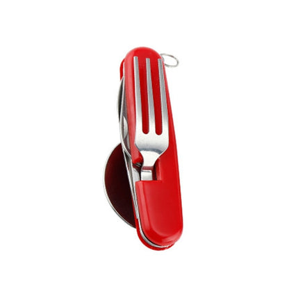 4-in-1 Camping Utensil Set with Folding Design by HitMyNeed
