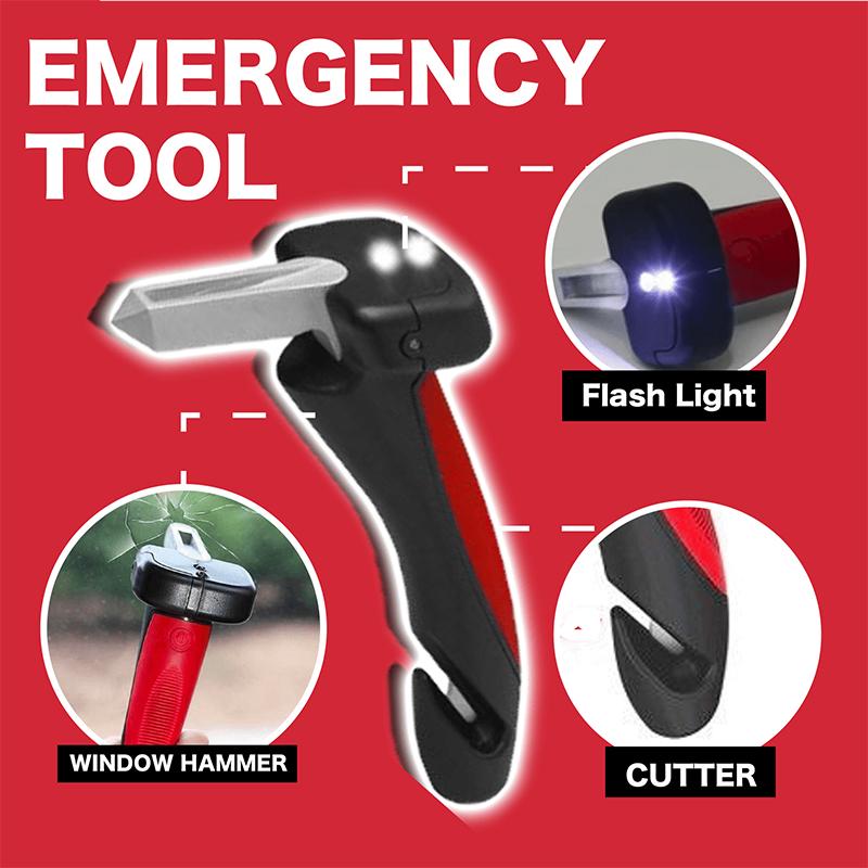 4-in-1 Car Support Handle with Safety Tools by HitMyNeed