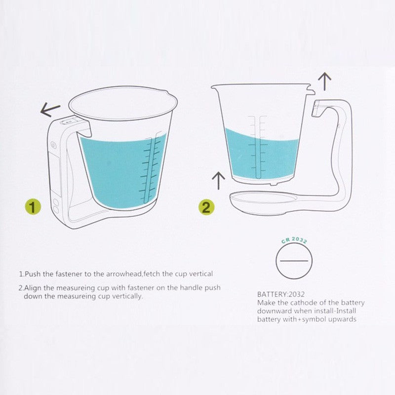 4-in-1 Detachable Measuring Jug Scale 1000g / 600ml by HitMyNeed
