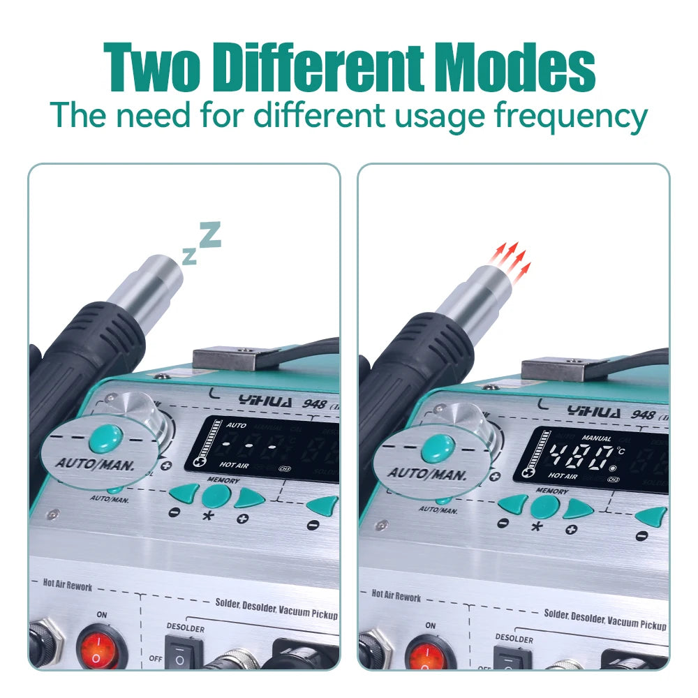 4-in-1 Intelligent Soldering & Desoldering Station 948-II by HitMyNeed